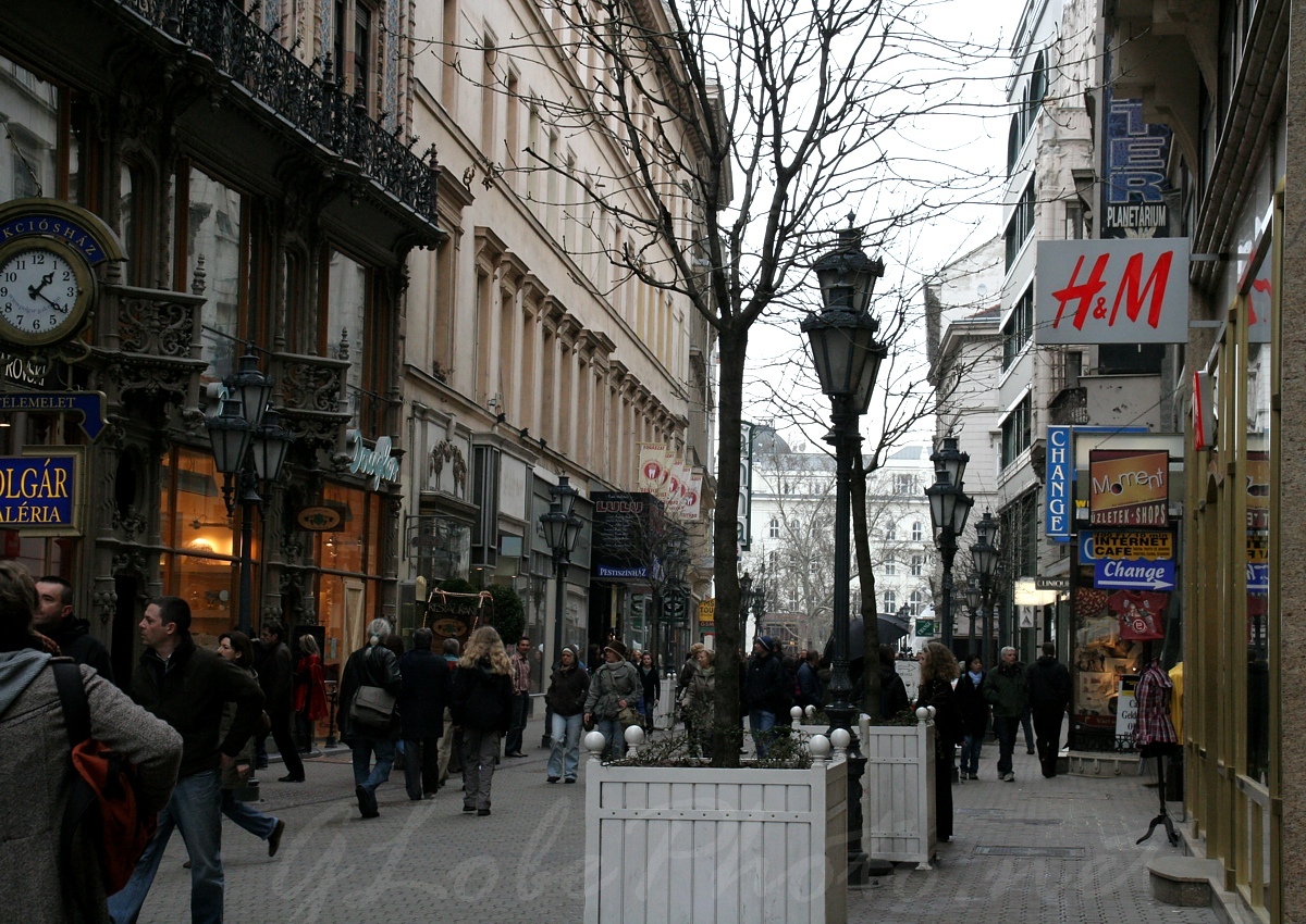 Vci utca - Inner city of Budapest