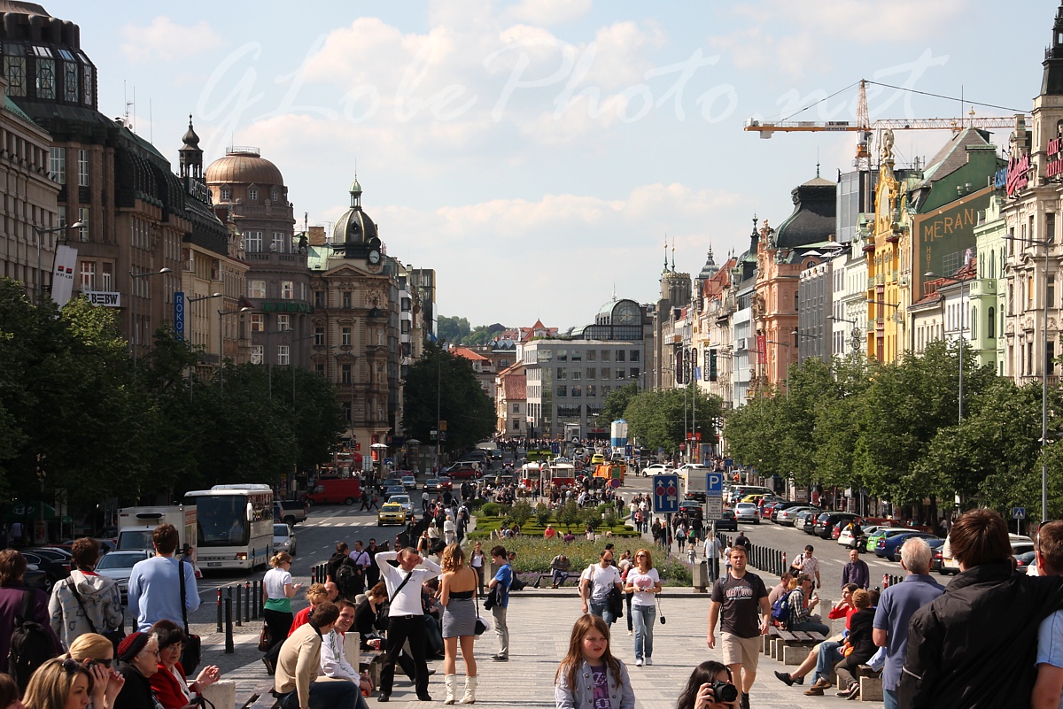 Prga, Vencel tr - Prague, Wenceslas square