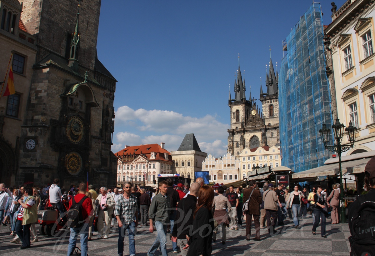 Prga, vros tr - Prague, Old Town square